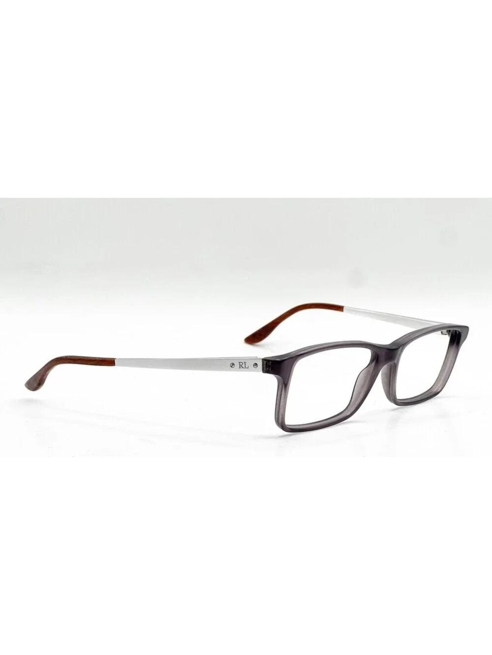 Ralph Lauren RL 6128 5510 Matte Grey Rectangle Eyeglass Frames 53-16-145